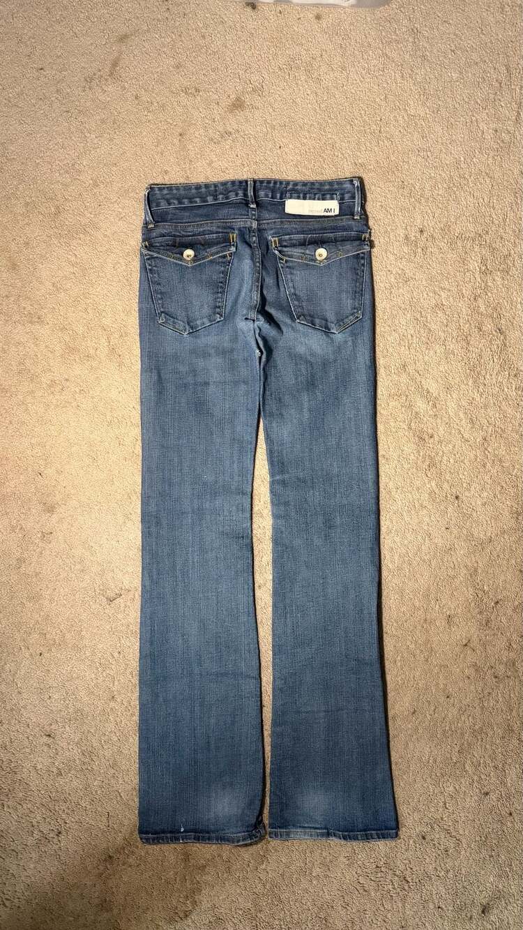 Earnest Sewn AMI Fashion Low-Rise Flare Jeans 28x33